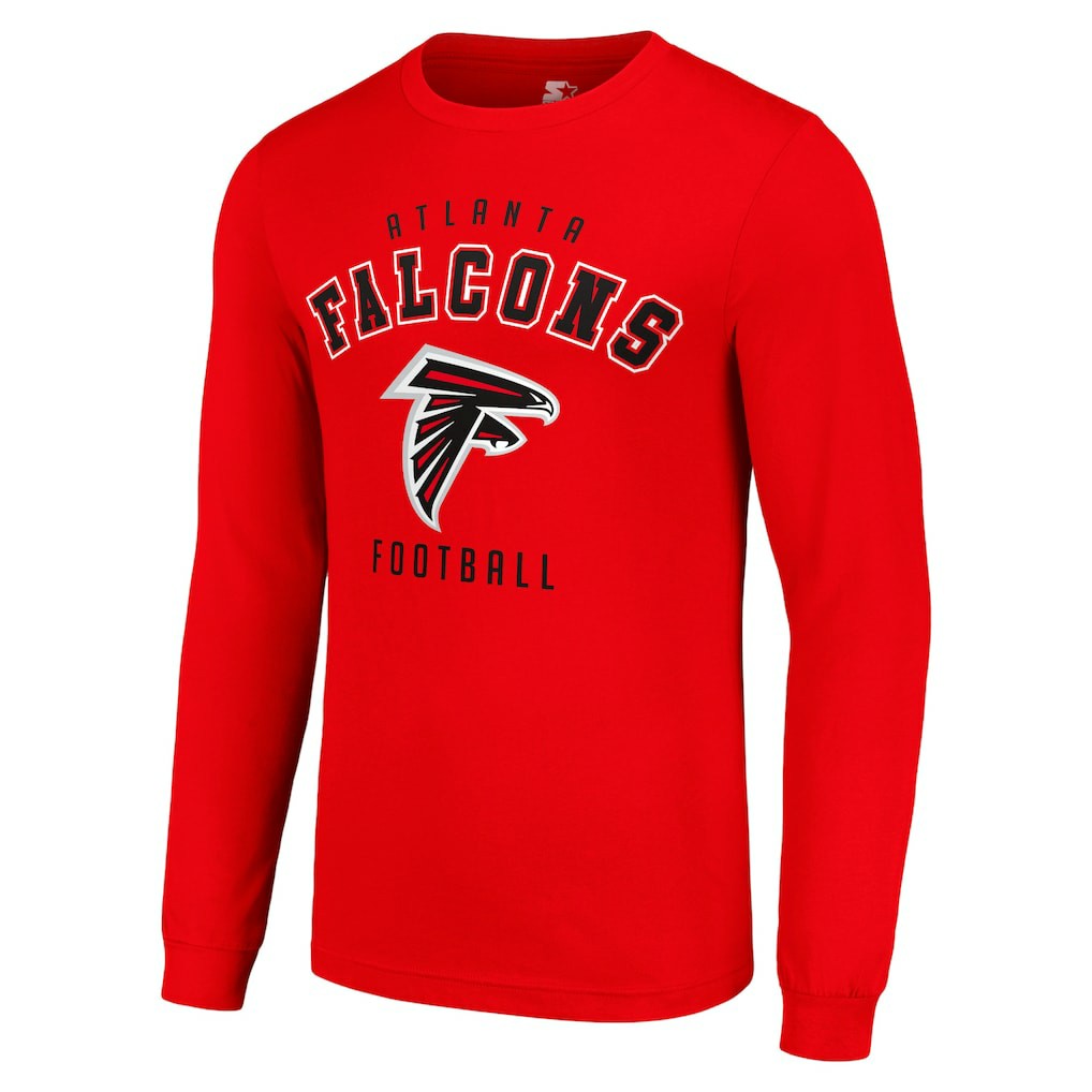 Atlanta Falcons Starter Long Sleeve T-Shirt - Red T-shirts