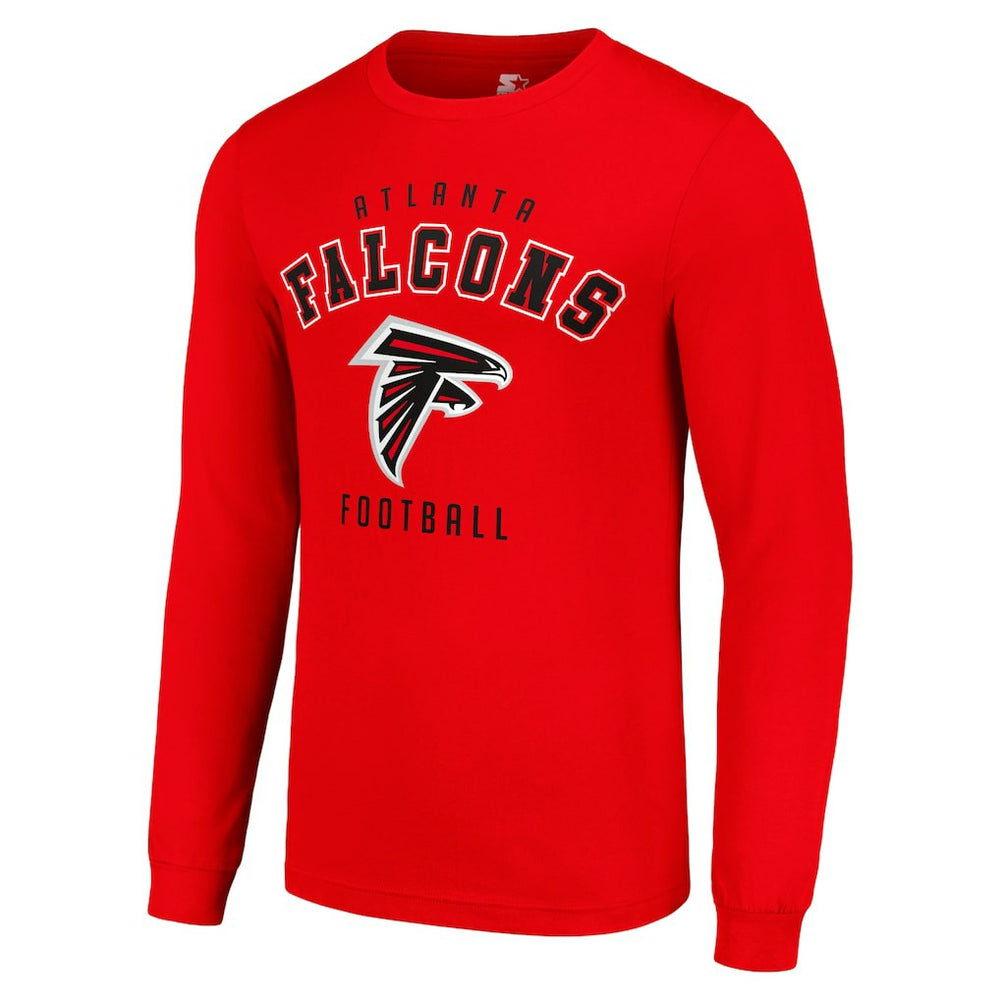 Atlanta Falcons Starter Long Sleeve T-Shirt - Red T-shirts