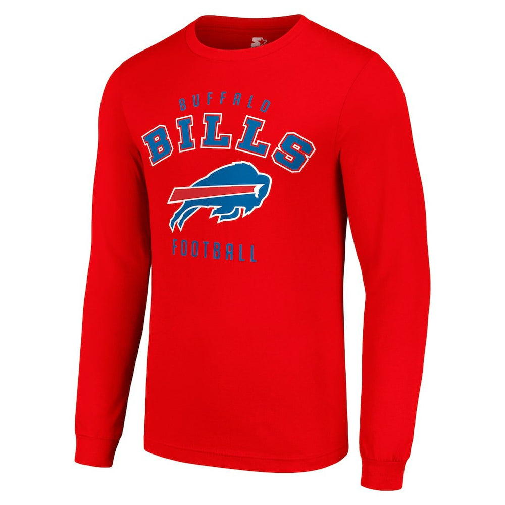 Buffalo Bills Starter Long Sleeve T-Shirt - Red T-shirts