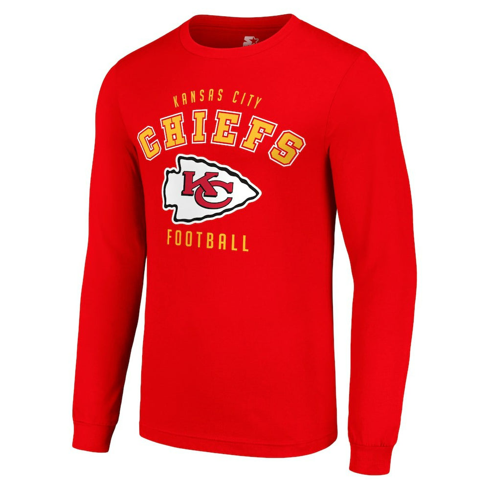 Kansas City Chiefs Starter Long Sleeve T-Shirt - Red T-shirts