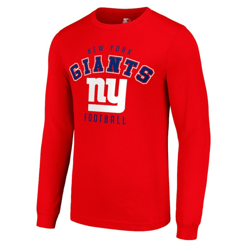 New York Giants Starter Long Sleeve T-Shirt - Red T-shirts