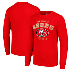 San Francisco 49ers Starter Long Sleeve T-Shirt - Scarlet T-shirts
