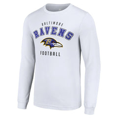 Baltimore Ravens Starter Long Sleeve T-Shirt - White T-shirts