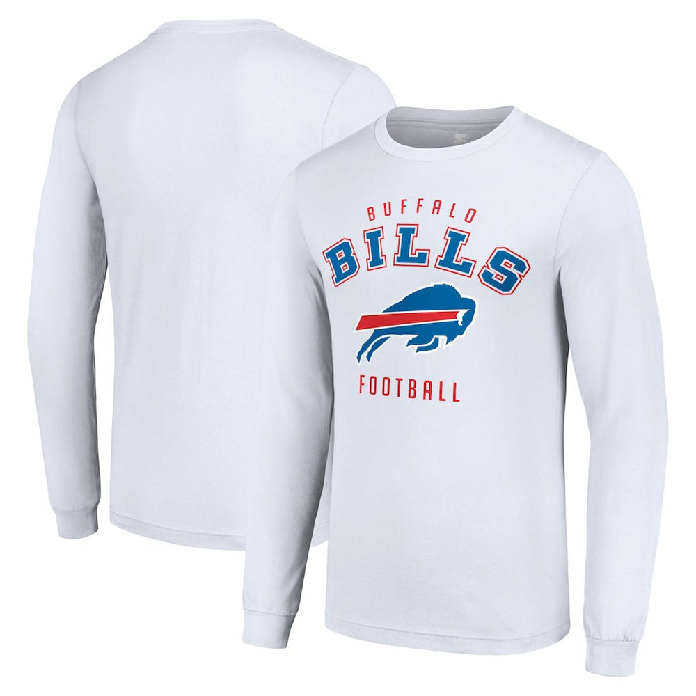 Buffalo Bills Starter Long Sleeve T-Shirt - White T-shirts