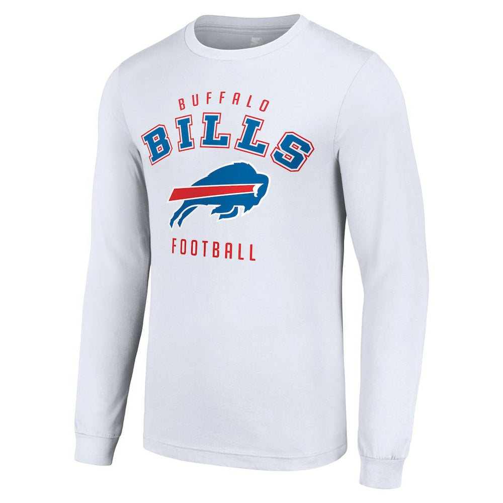 Buffalo Bills Starter Long Sleeve T-Shirt - White T-shirts