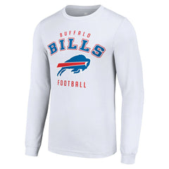 Buffalo Bills Starter Long Sleeve T-Shirt - White T-shirts