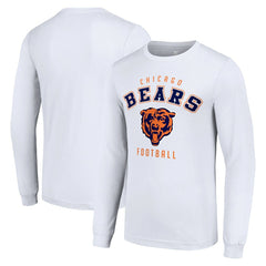 Chicago Bears Starter Long Sleeve T-Shirt - White T-shirts