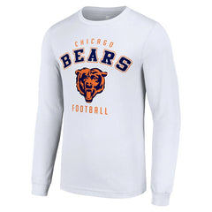 Chicago Bears Starter Long Sleeve T-Shirt - White T-shirts