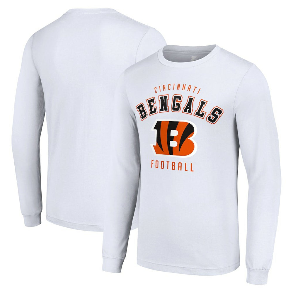 Cincinnati Bengals Starter Long Sleeve T-Shirt - White T-shirts