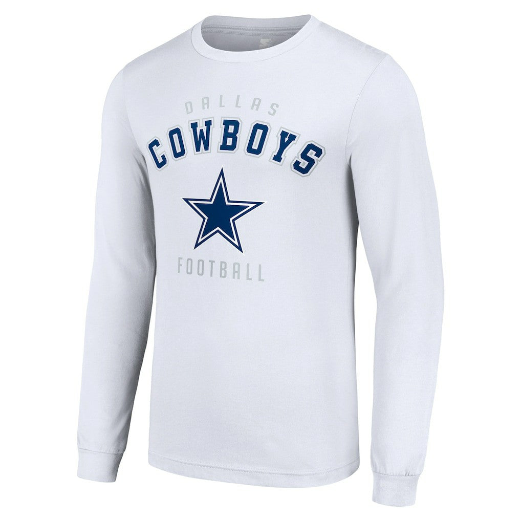 Dallas Cowboys Starter Long Sleeve T-Shirt - White T-shirts