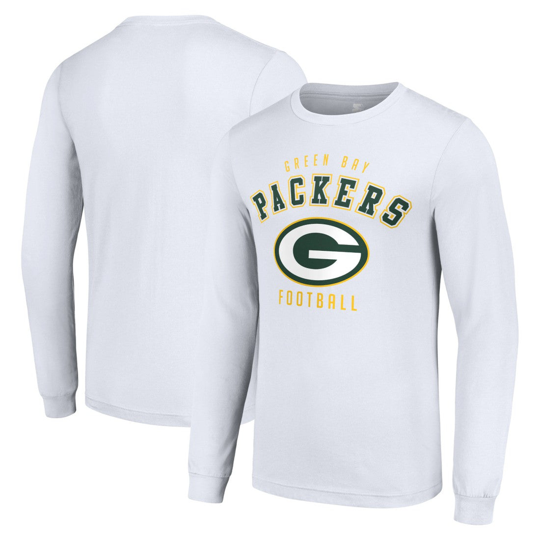 Green Bay Packers Starter Long Sleeve T-Shirt - White T-shirts