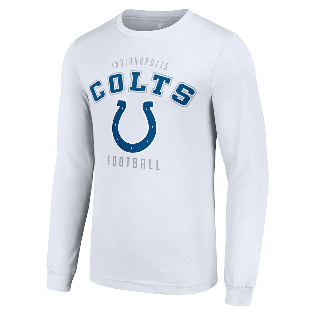 Indianapolis Colts Starter Long Sleeve T-Shirt - White T-shirts