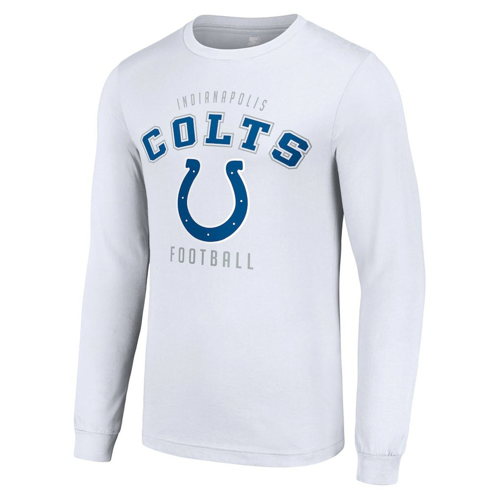 Indianapolis Colts Starter Long Sleeve T-Shirt - White T-shirts