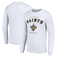 New Orleans Saints Starter Long Sleeve T-Shirt - White T-shirts