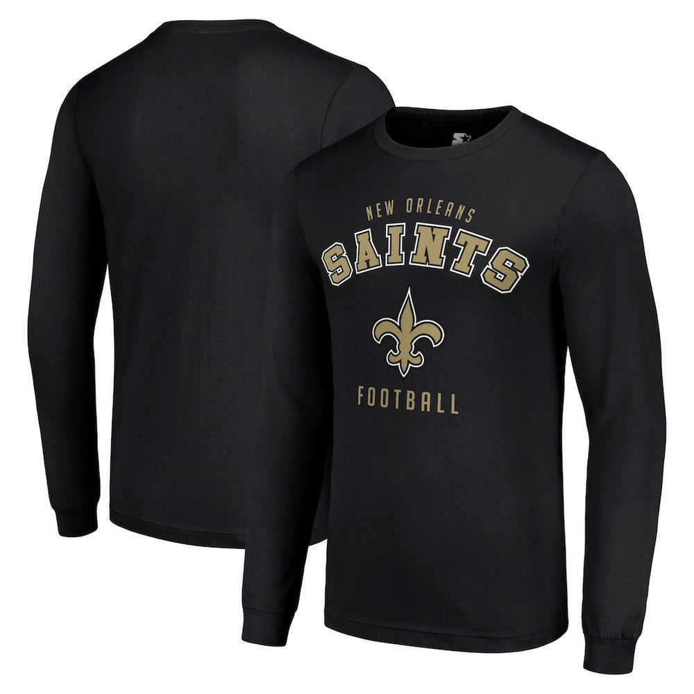New Orleans Saints Starter Long Sleeve T-Shirt - Black T-shirts
