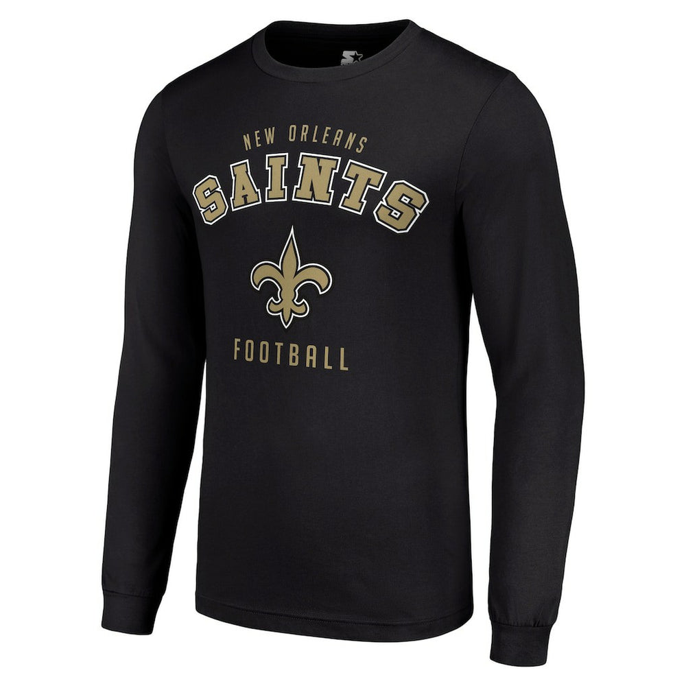 New Orleans Saints Starter Long Sleeve T-Shirt - Black T-shirts