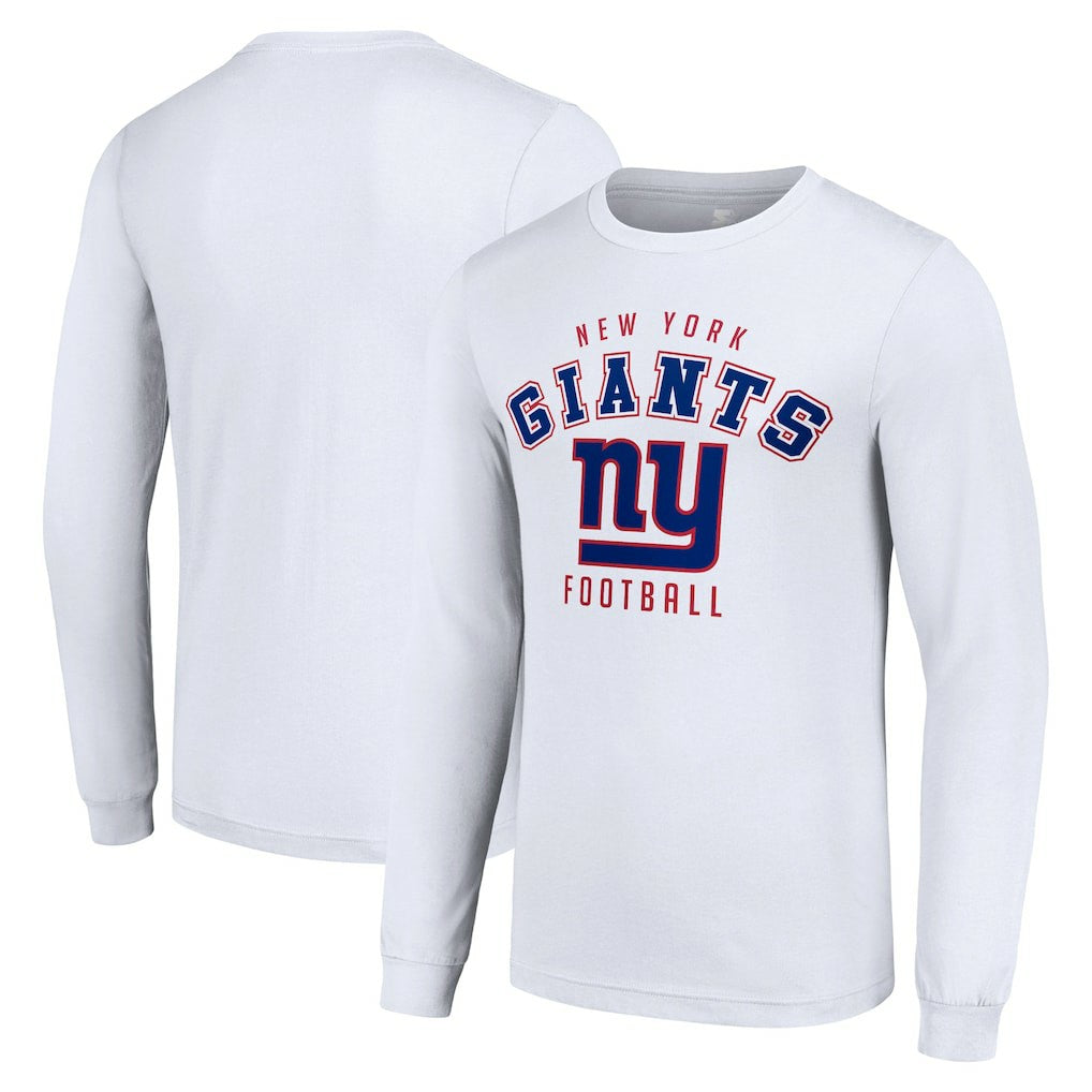 New York Giants Starter Long Sleeve T-Shirt - White T-shirts