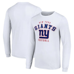 New York Giants Starter Long Sleeve T-Shirt - White T-shirts