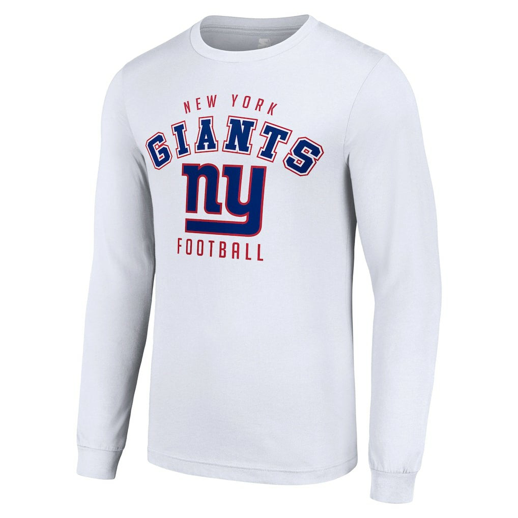 New York Giants Starter Long Sleeve T-Shirt - White T-shirts