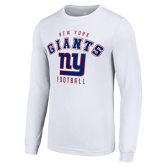 New York Giants Starter Long Sleeve T-Shirt - White T-shirts
