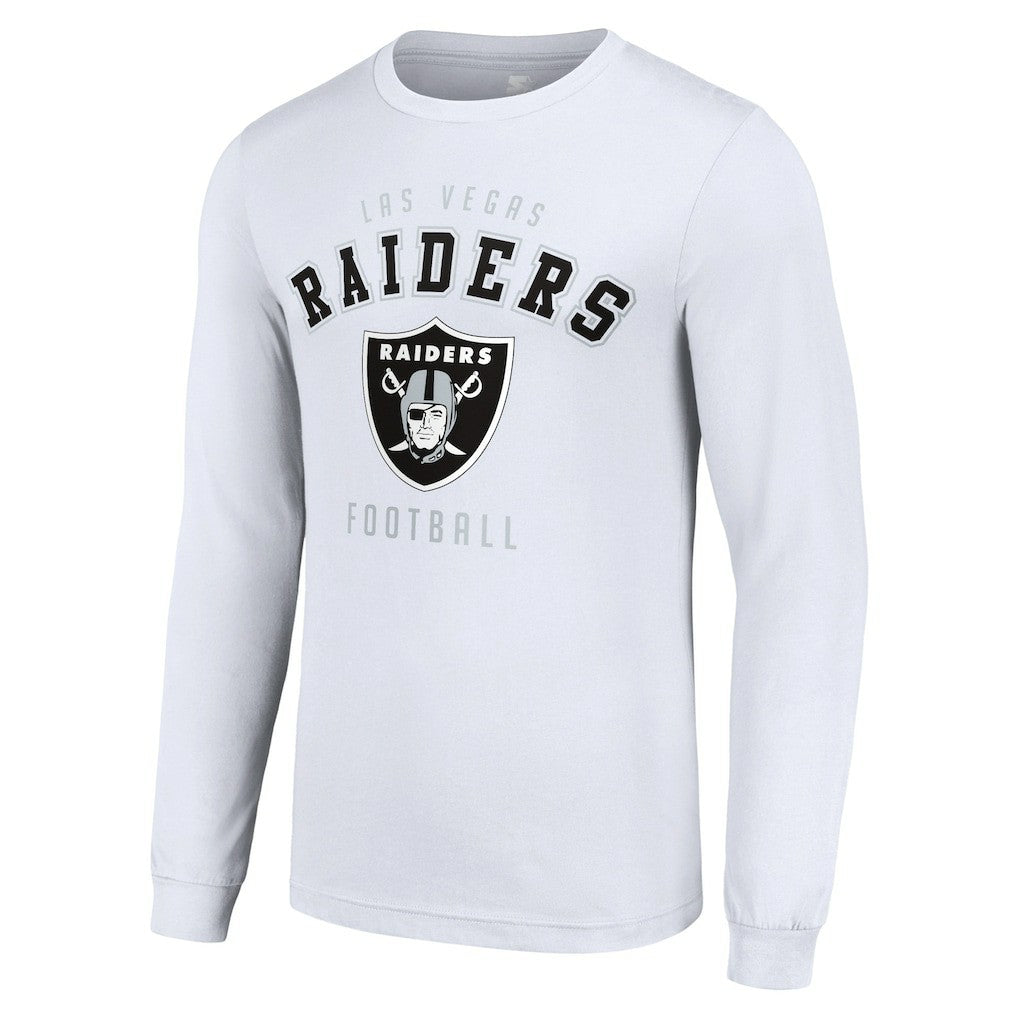 Las Vegas Raiders Starter Long Sleeve T-Shirt - White T-shirts
