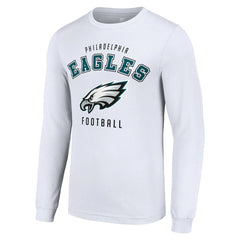 Philadelphia Eagles Starter Long Sleeve T-Shirt - White T-shirts