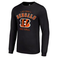 Cincinnati Bengals Starter Long Sleeve T-Shirt - Black T-shirts