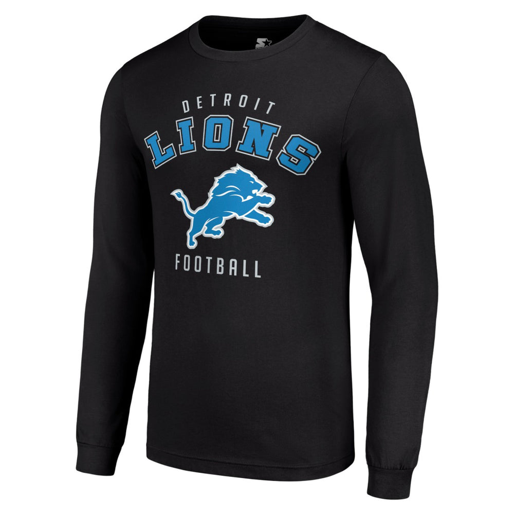 Detroit Lions Starter Long Sleeve T-Shirt - Black T-shirts