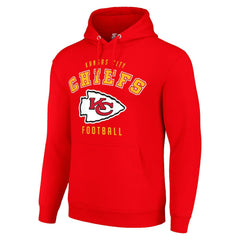 Kansas City Chiefs Starter Unisex Logo Pullover Hoodie - Red Hoodies