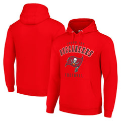 Tampa Bay Buccaneers Starter Unisex Logo Pullover Hoodie - Red Hoodies