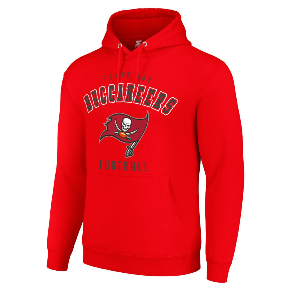 Tampa Bay Buccaneers Starter Unisex Logo Pullover Hoodie - Red Hoodies