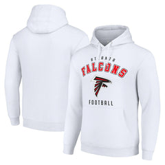 Atlanta Falcons Starter Unisex Logo Pullover Hoodie - White Hoodies