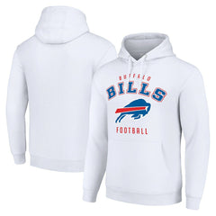 Buffalo Bills Starter Unisex Logo Pullover Hoodie - White Hoodies