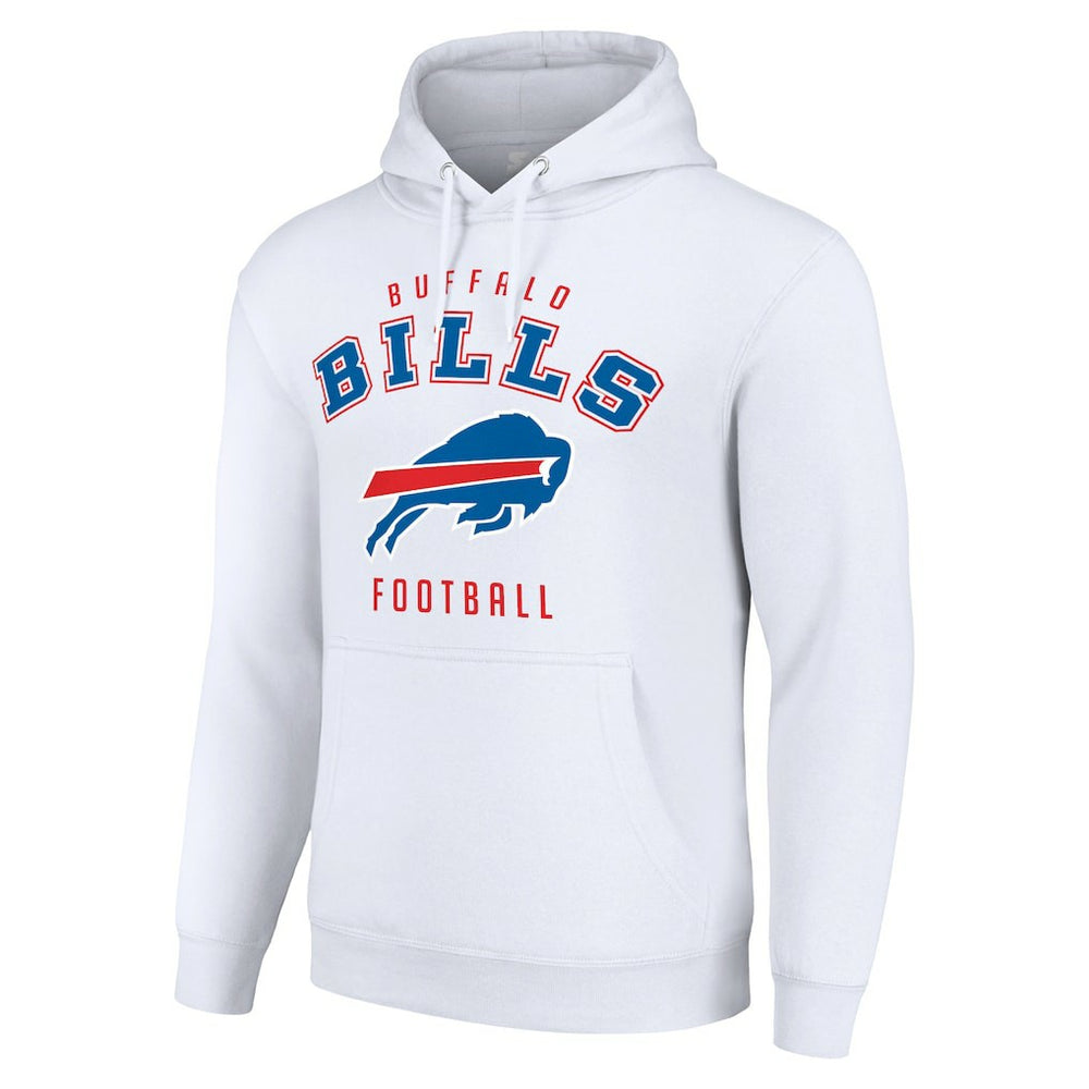 Buffalo Bills Starter Unisex Logo Pullover Hoodie - White Hoodies