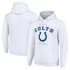 Indianapolis Colts Starter Unisex Logo Pullover Hoodie - White Hoodies