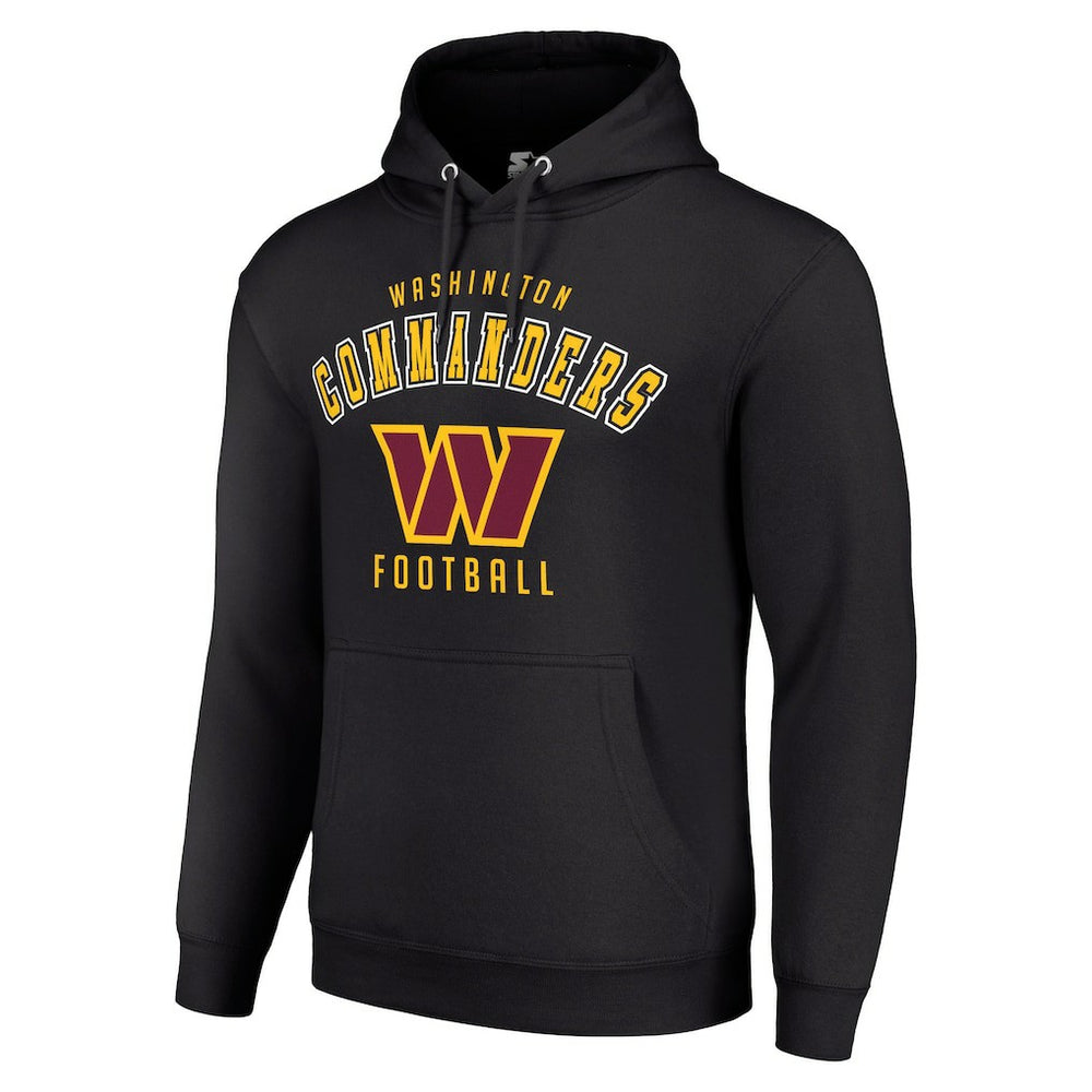 Washington Commanders Starter Unisex Logo Pullover Hoodie - Black Hoodies