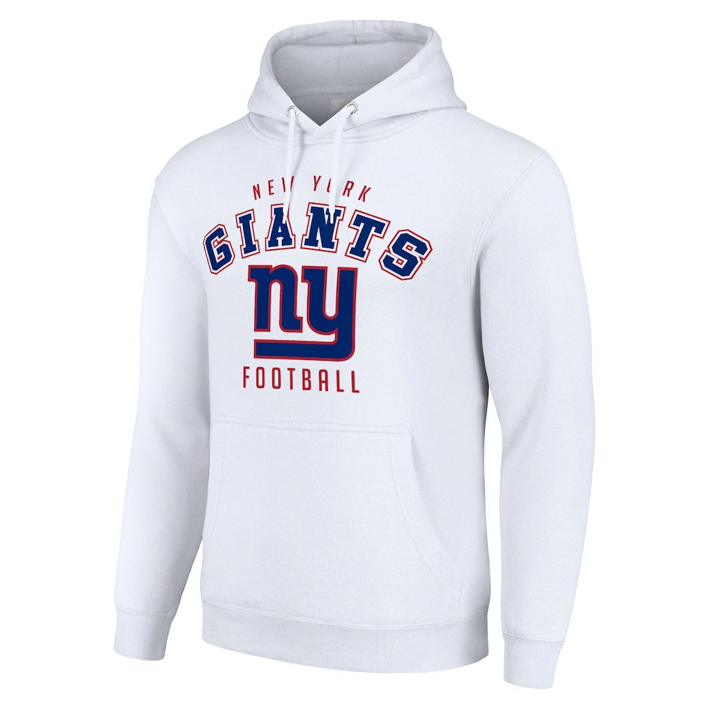 New York Giants Starter Unisex Logo Pullover Hoodie - White Hoodies
