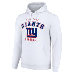 New York Giants Starter Unisex Logo Pullover Hoodie - White Hoodies