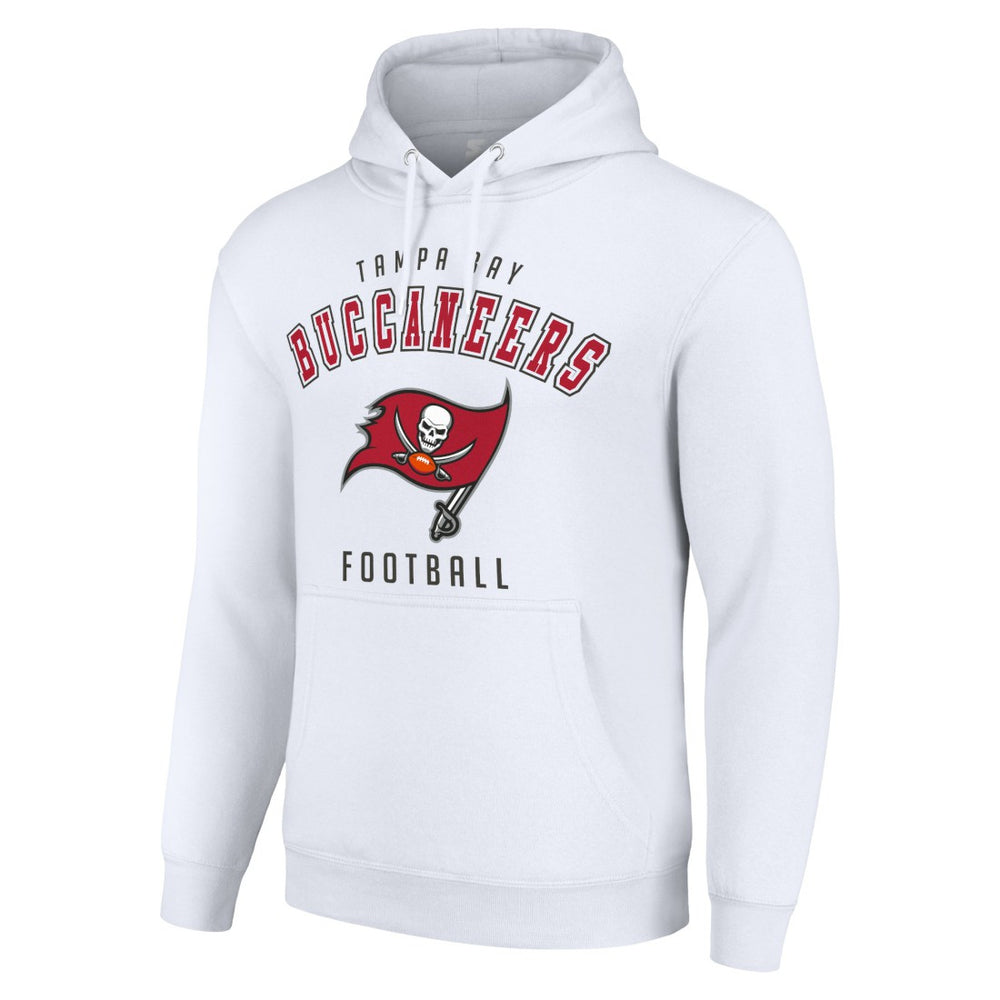 Tampa Bay Buccaneers Starter Unisex Logo Pullover Hoodie - White Hoodies