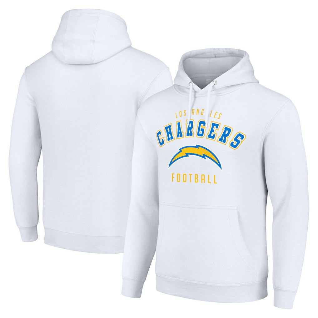 Los Angeles Chargers Starter Unisex Logo Pullover Hoodie - White Hoodies