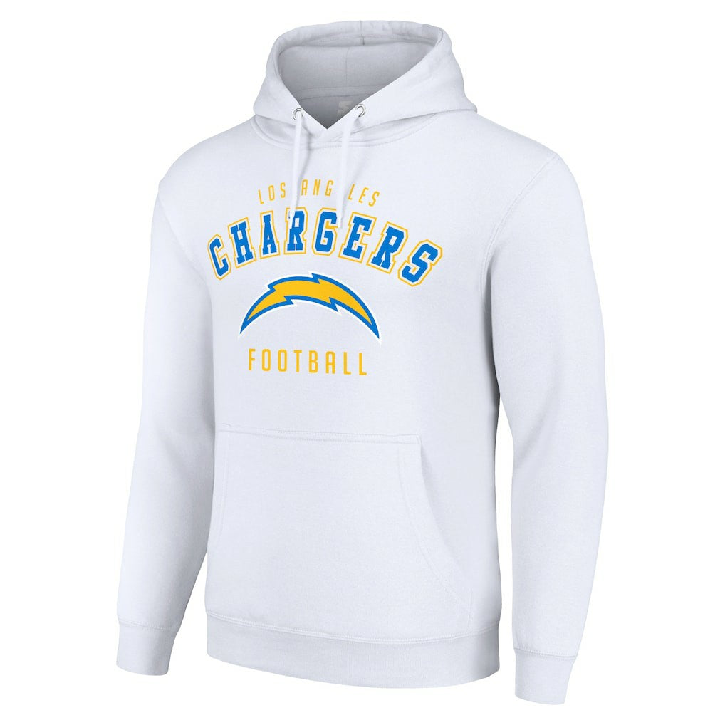 Los Angeles Chargers Starter Unisex Logo Pullover Hoodie - White Hoodies