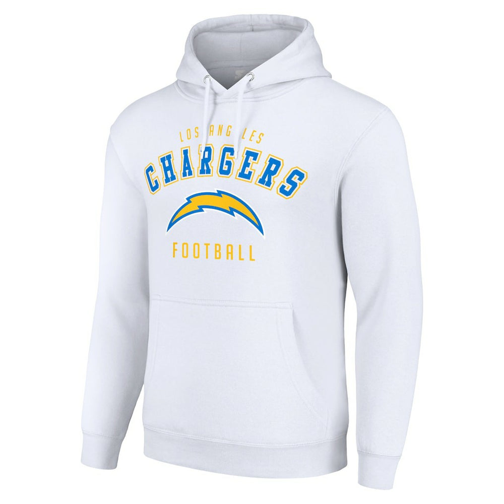 Los Angeles Chargers Starter Unisex Logo Pullover Hoodie - White Hoodies