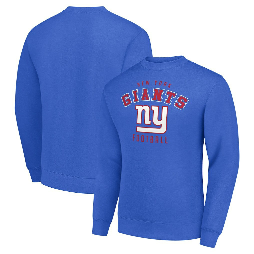 New York Giants Starter Team Logo Pullover Sweatshirt - Royal Pullover