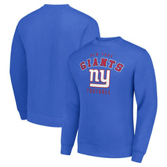 New York Giants Starter Team Logo Pullover Sweatshirt - Royal Pullover