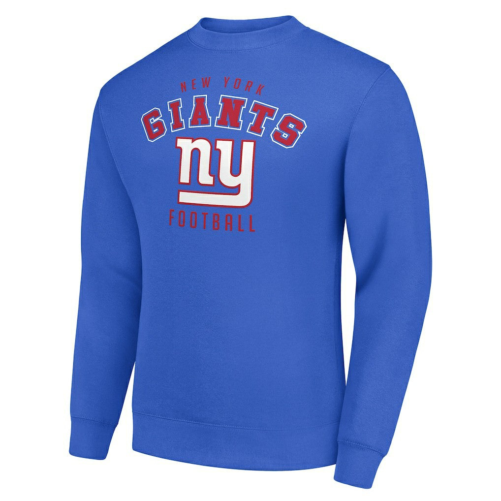 New York Giants Starter Team Logo Pullover Sweatshirt - Royal Pullover
