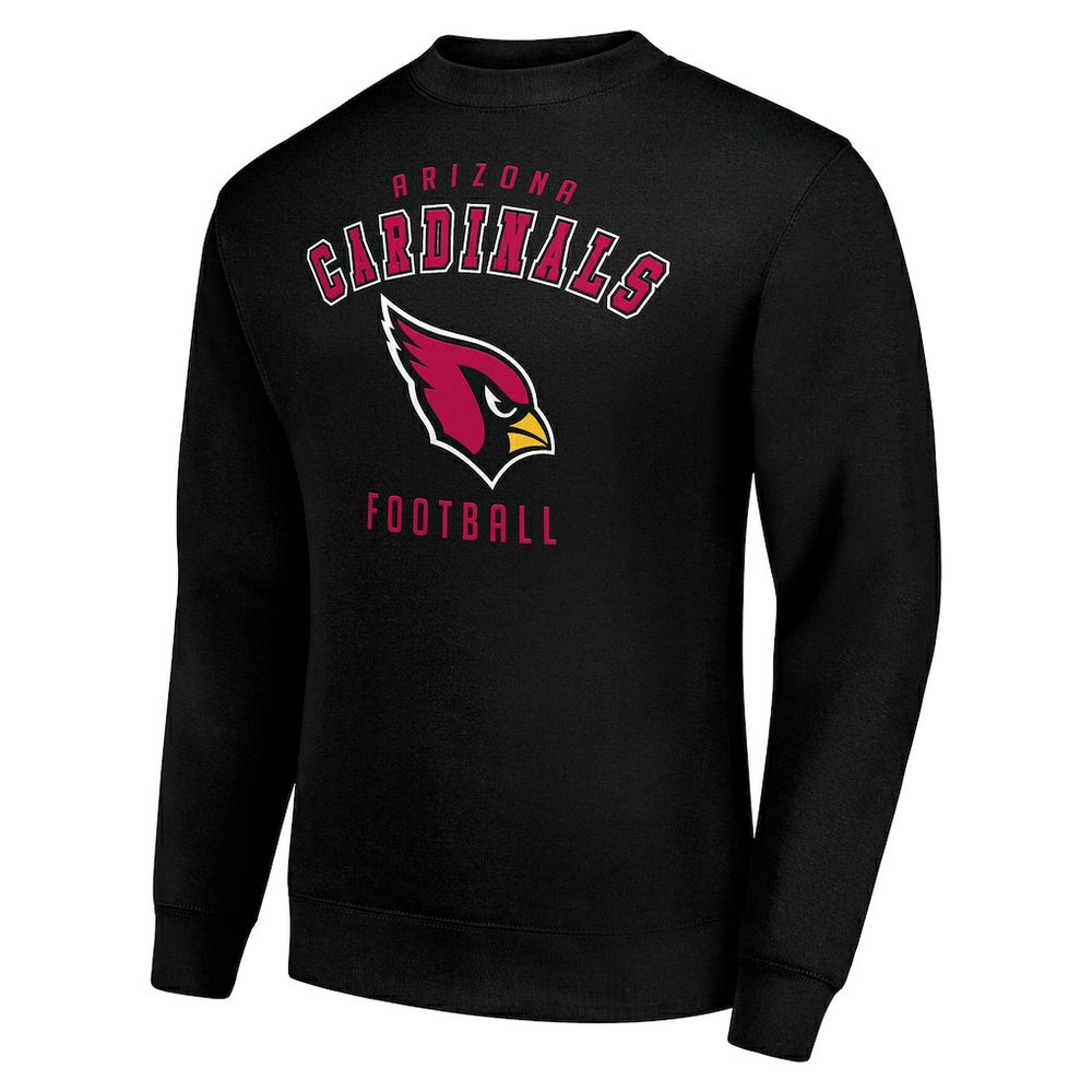 Arizona Cardinals Starter Team Logo Pullover Sweatshirt - Black Pullover