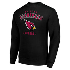Arizona Cardinals Starter Team Logo Pullover Sweatshirt - Black Pullover