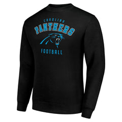Carolina Panthers Starter Team Logo Pullover Sweatshirt - Black Pullover