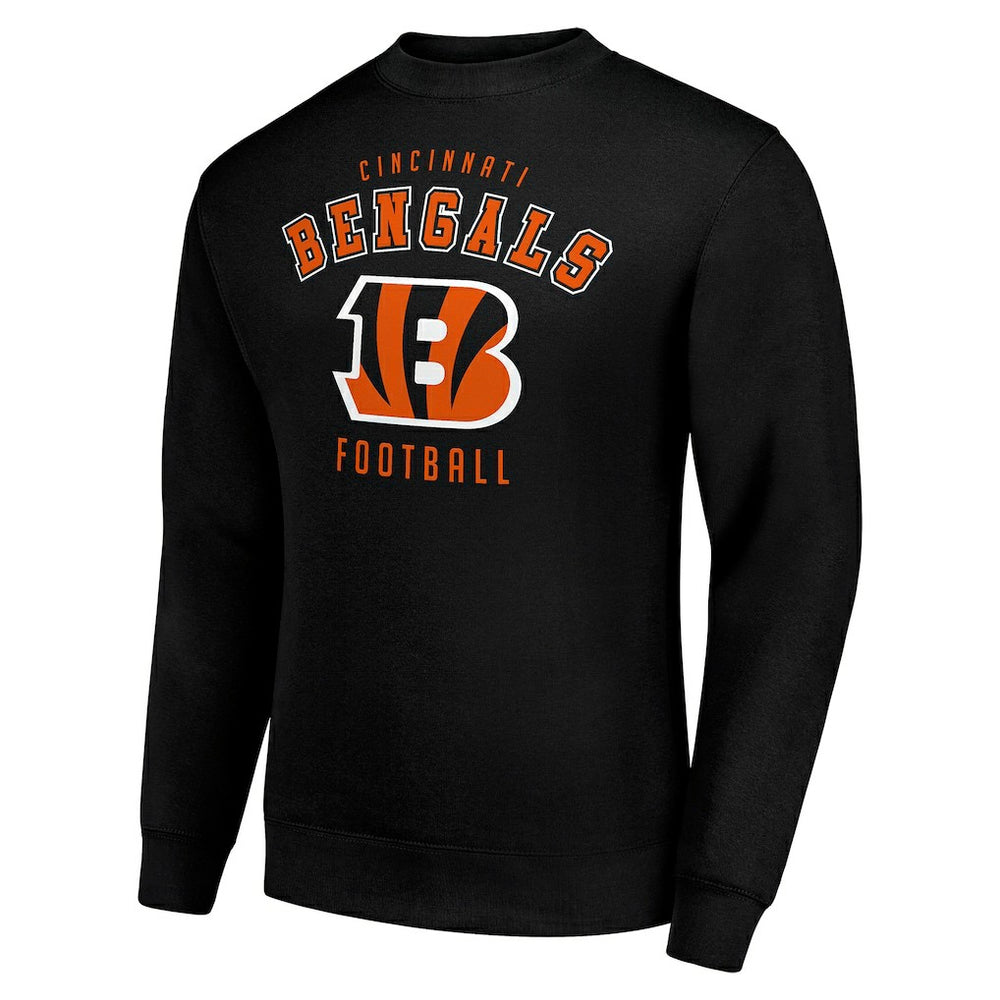 Cincinnati Bengals Starter Team Logo Pullover Sweatshirt - Black Pullover