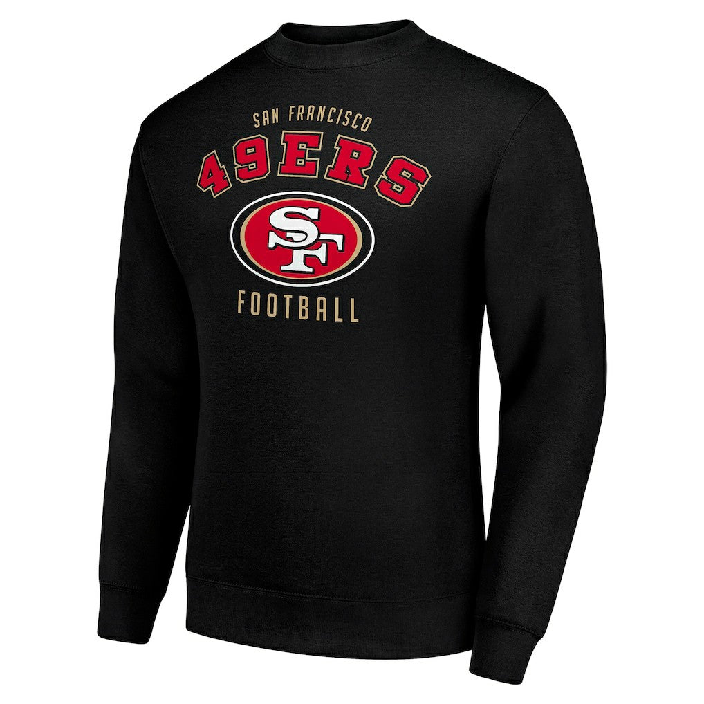 San Francisco 49ers Starter Team Logo Pullover Sweatshirt - Black Pullover